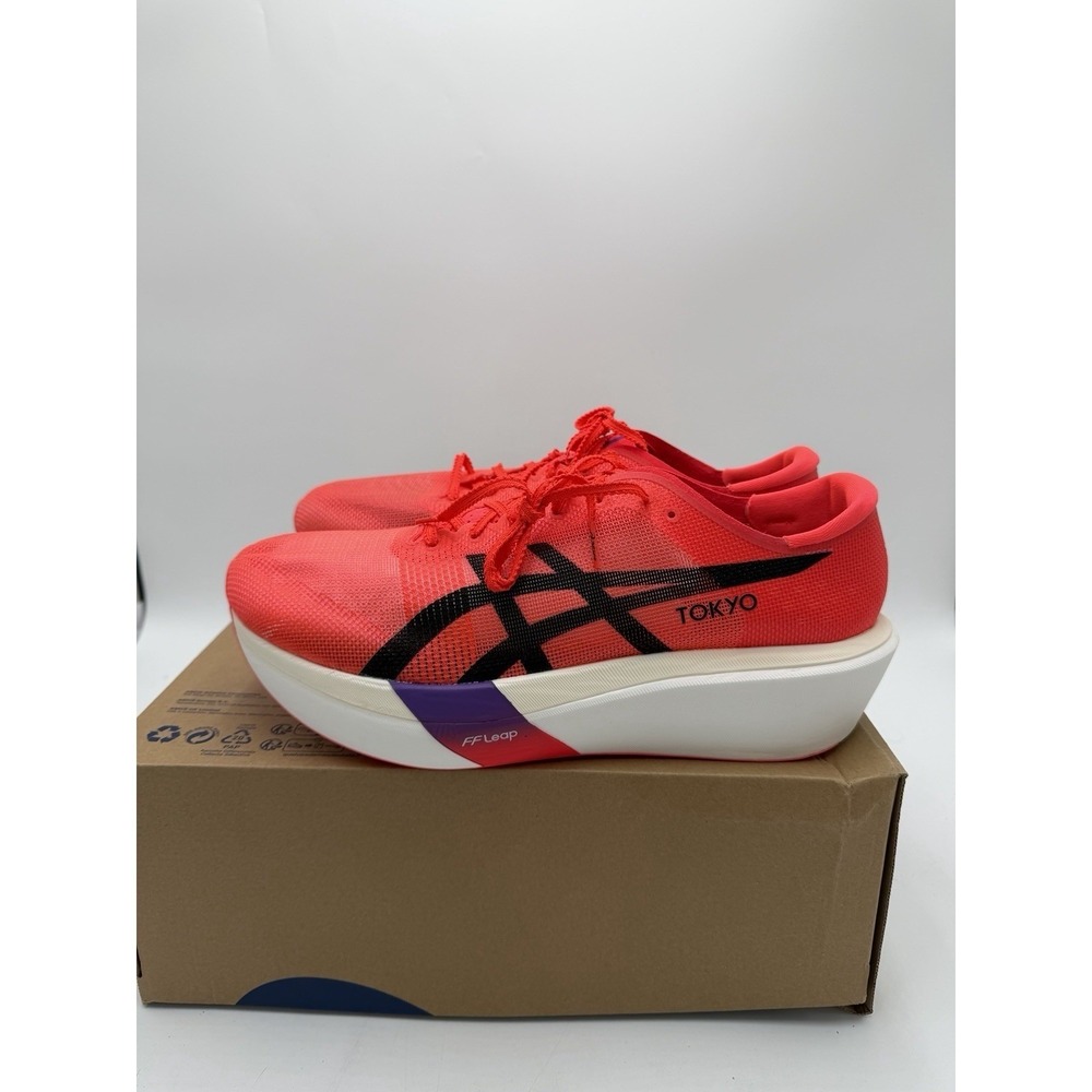 ASICS Women's Metaspeed Sky Tokyo Flash Red/black Size 7.5 NWB No Lid $270 MSRP - Picture 2 of 10